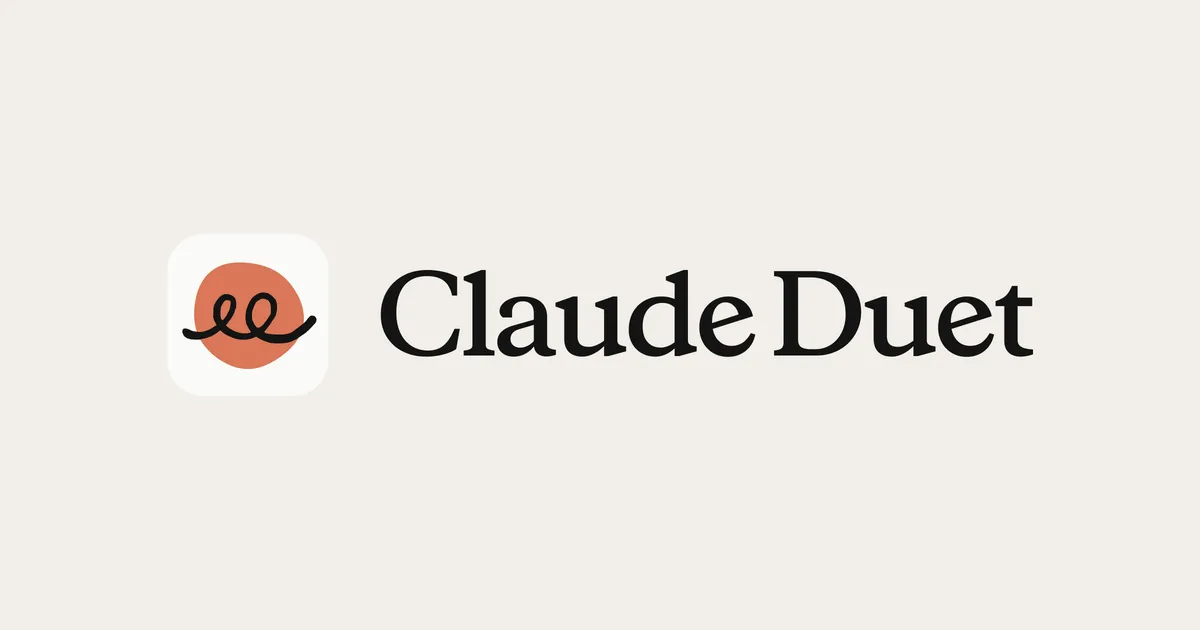 Claude Duet logo, Anthropic's proactive agent app
